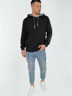 Topgun Sweatshirts & Sweatjacken<Herren Hoodie schwarz uni