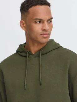 BLEND Sweatshirts & Sweatjacken<Herren Hoodie - BHJUSTAN grün uni
