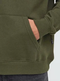 BLEND Sweatshirts & Sweatjacken<Herren Hoodie - BHJUSTAN grün uni