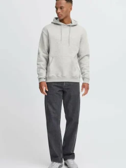 BLEND Sweatshirts & Sweatjacken<Herren Hoodie - BHJUSTAN grau uni