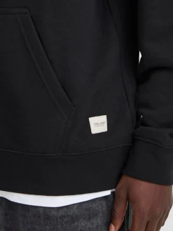 BLEND Sweatshirts & Sweatjacken<Herren Hoodie - BHKusol schwarz uni