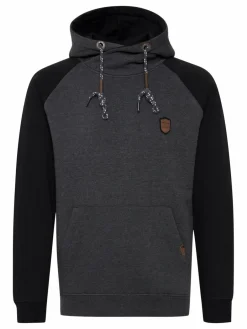 Indicode Sweatshirts & Sweatjacken<Herren Hoodie - IDToney anthrazit uni