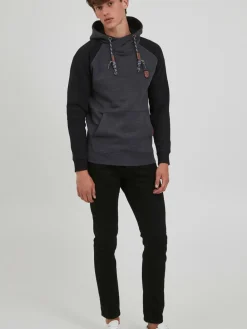 Indicode Sweatshirts & Sweatjacken<Herren Hoodie - IDToney anthrazit uni