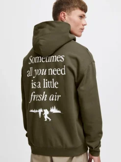 Solid Sweatshirts & Sweatjacken<Herren Hoodie - SDHalmus grün bedruckt