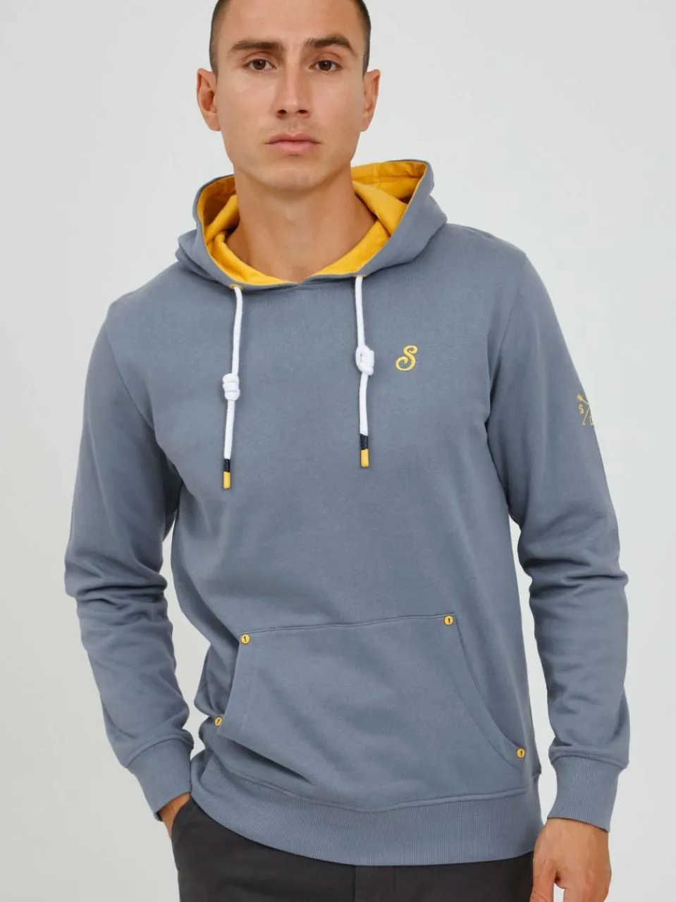 Solid Sweatshirts & Sweatjacken<Herren Hoodie - SDKenan blau gemustert
