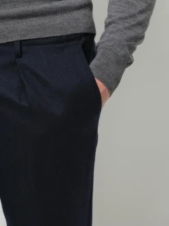 Profuomo Hosen<Herren Hose blau uni