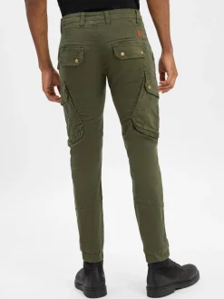 Alpha Industries Hosen<Herren Hose oliv uni