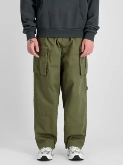 Alpha Industries Hosen<Herren Hose oliv uni