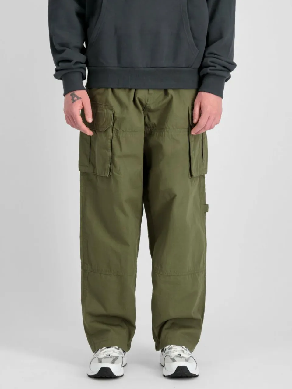 Alpha Industries Hosen<Herren Hose oliv uni