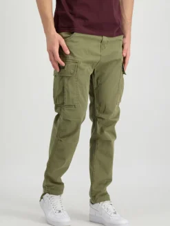 Alpha Industries Hosen<Herren Hose oliv uni