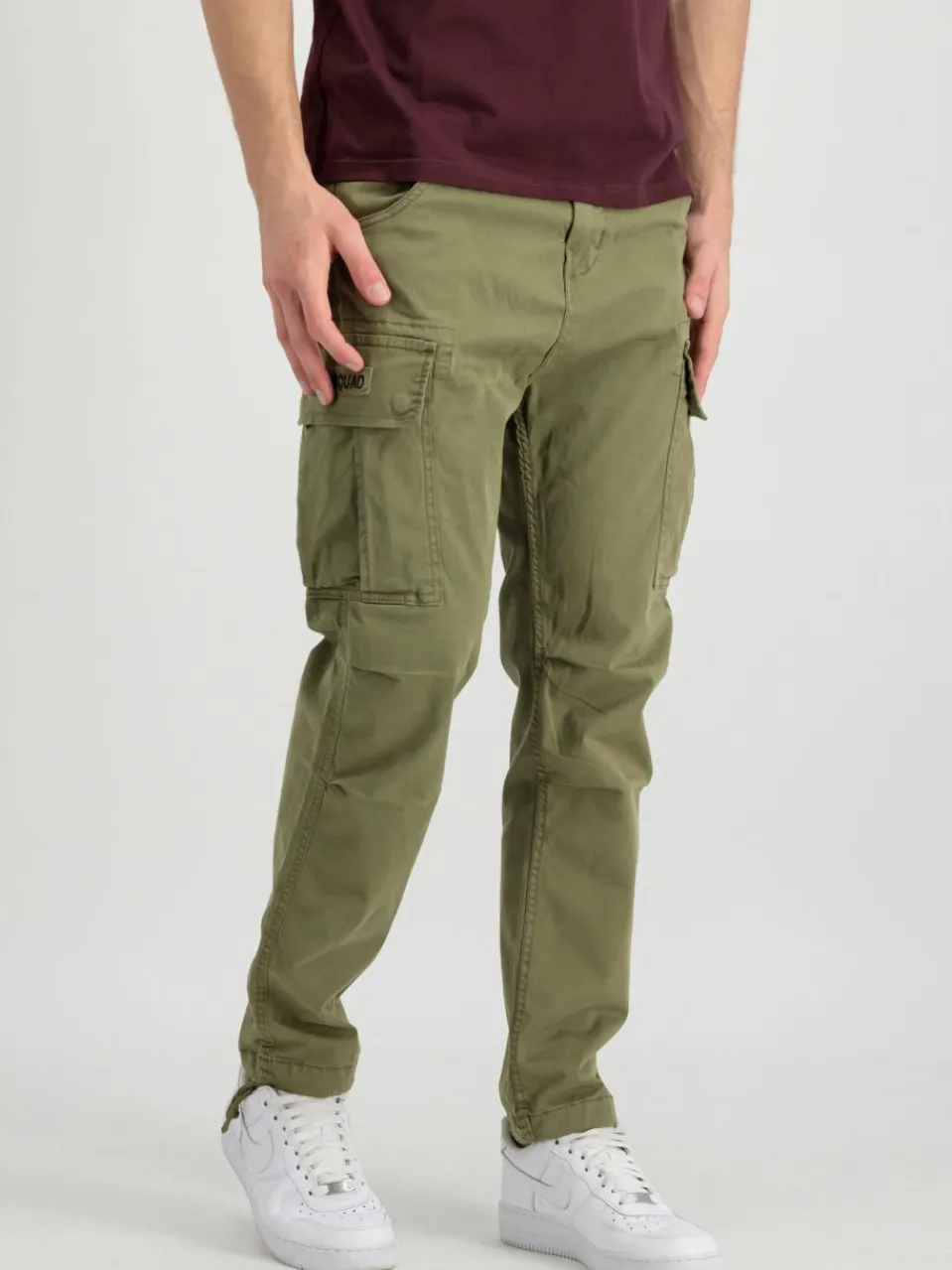 Alpha Industries Hosen<Herren Hose oliv uni