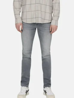 Only&Sons Jeans<Herren Hose grau uni