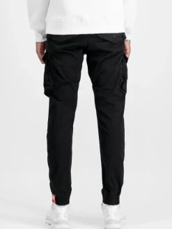 Alpha Industries Hosen<Herren Hose schwarz uni