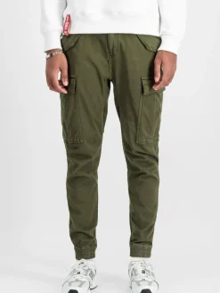 Alpha Industries Hosen<Herren Hose oliv uni