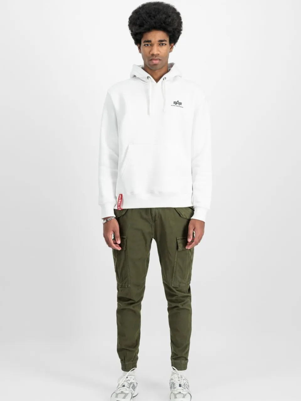 Alpha Industries Hosen<Herren Hose oliv uni