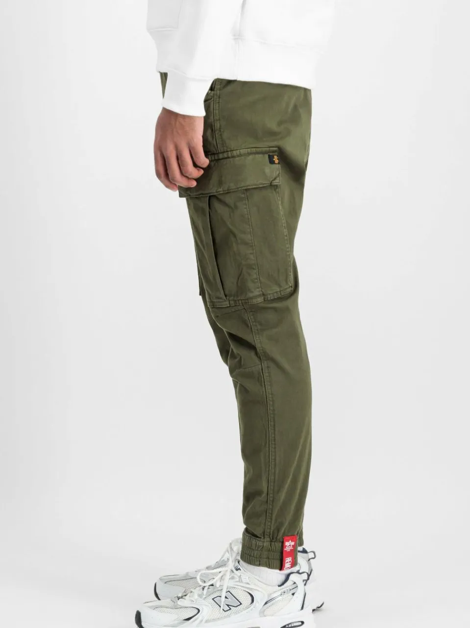 Alpha Industries Hosen<Herren Hose oliv uni