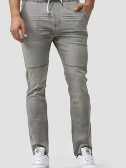 Indicode Jeans<Herren Hose - Fabrizio grau uni