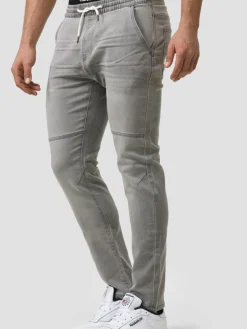 Indicode Jeans<Herren Hose - Fabrizio grau uni
