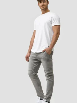 Indicode Jeans<Herren Hose - Fabrizio grau uni