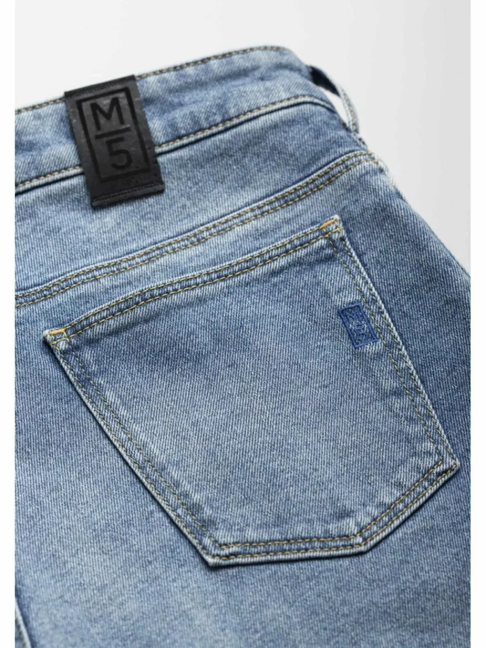 MEYER Jeans<Herren Hose - M5 Slim blau uni