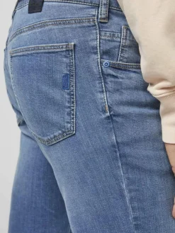 MEYER Jeans<Herren Hose - M5 Slim blau uni