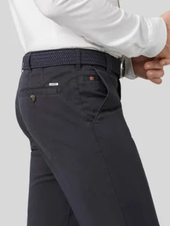 MEYER Hosen<Herren Hose - Roma blau uni