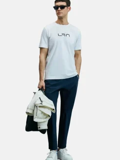 Lufian Hosen<Herren Hose FIRST blau uni