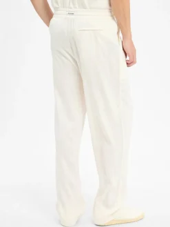 PEGADOR Hosen<Herren Hose mit Leinen-Anteil - Lavus ecru uni