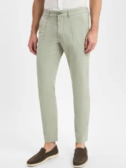 Herren Nils Sundström Anzüge>Herren Hose mit Leinenanteil