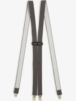 Andrew James Gürtel & Hosenträger<Herren Hosenträger grau uni