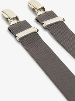 Andrew James Gürtel & Hosenträger<Herren Hosenträger grau uni