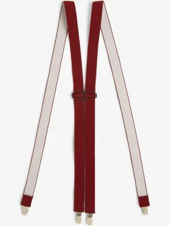 Andrew James Gürtel & Hosenträger<Herren Hosenträger bordeaux uni