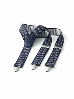 BABISTA Gürtel & Hosenträger<Herren Hosenträger - GIOBBE blau gemustert