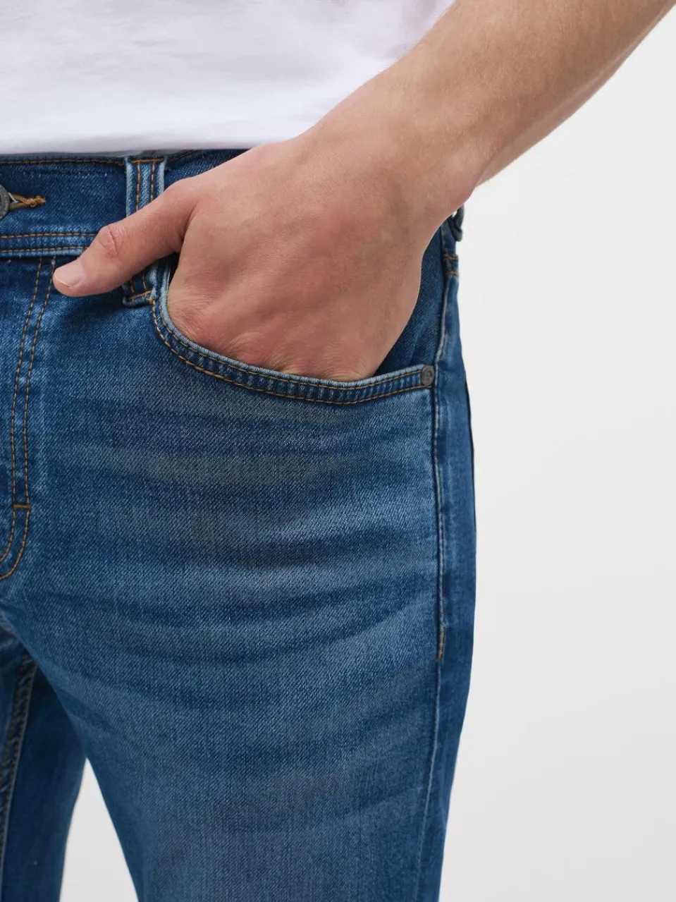 Mustang Jeans<Herren Jeans medium stone uni