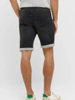 Mustang Hosen|Jeans<Herren Jeans schwarz uni