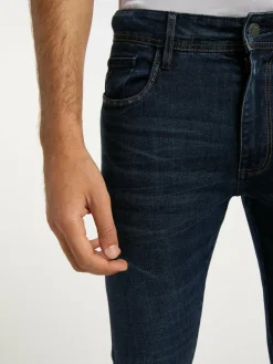 Dreimaster Jeans<Herren Jeans blau uni