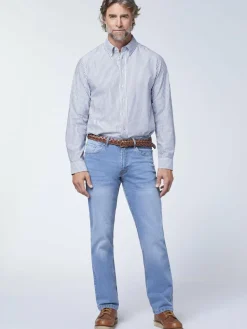 Oklahoma Jeans Jeans<Herren Jeans hellblau uni