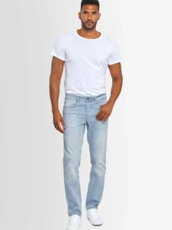 Alessandro Salvarini Jeans<Herren Jeans - ASAngelo hellblau uni