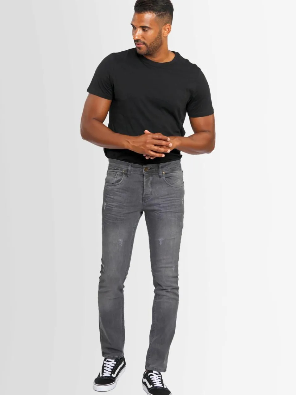 Alessandro Salvarini Jeans<Herren Jeans - ASLuca grau uni