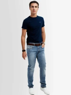 Indicode Jeans<Herren Jeans - Ingianluca blau uni