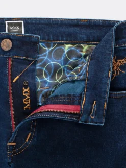 MMX Jeans<Herren Jeans - Falco blau uni