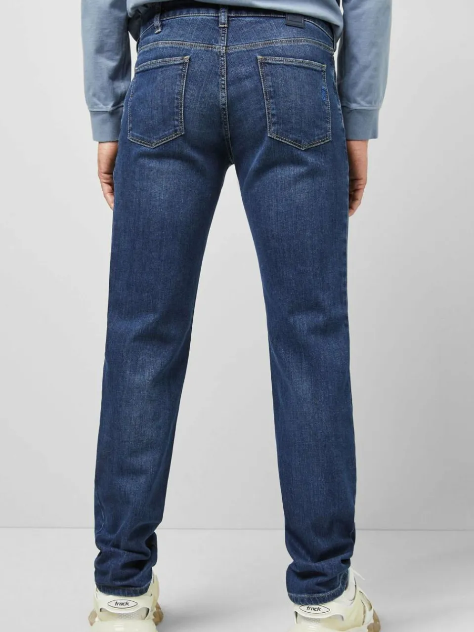 MEYER Jeans<Herren Jeans - M5 Regular blau uni