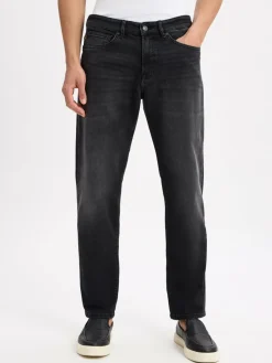 BOSS Orange Jeans<Herren Jeans - Re.Maine schwarz uni