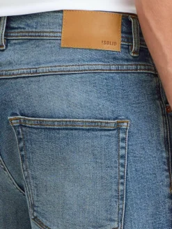 Herren Solid Jeans><noscript><img width=