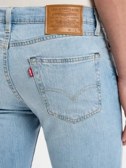 Levi's Jeans<Herren Jeans mit Leinen-Anteil Slim - 511™ bleached uni