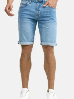 Indicode Jeans<Herren Jeans Shorts - Caden bleached hellblau uni