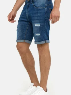 Indicode Jeans<Herren Jeans Shorts - Caden medium stone blue stone uni