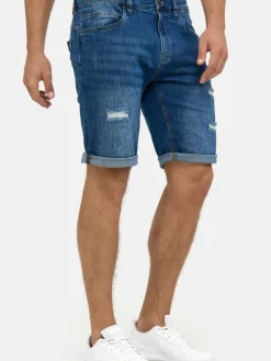 Indicode Jeans<Herren Jeans Shorts - Caden medium stone blue stone uni