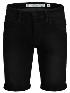 Indicode Jeans<Herren Jeans Shorts - Caden schwarz uni