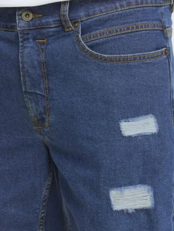 Solid Jeans<Herren Jeans Shorts - SDMITC denim uni